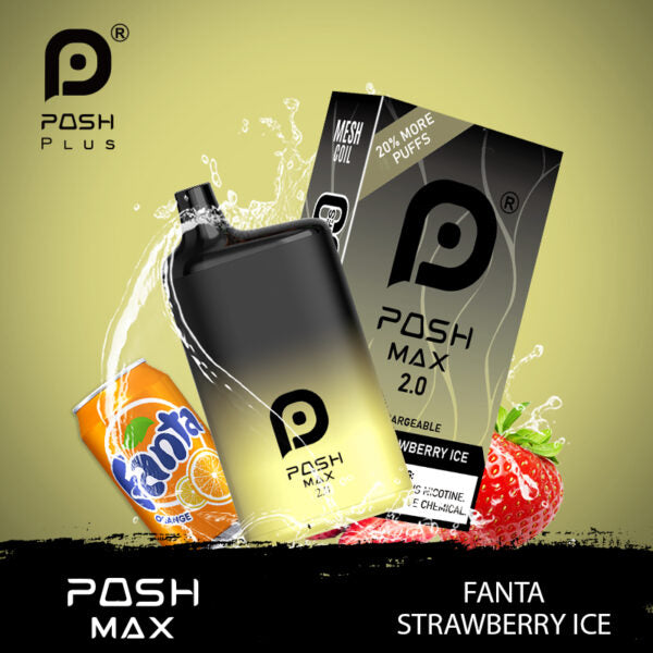 Posh Max 2.0 5200 puffs Fanta Strawberry Ice