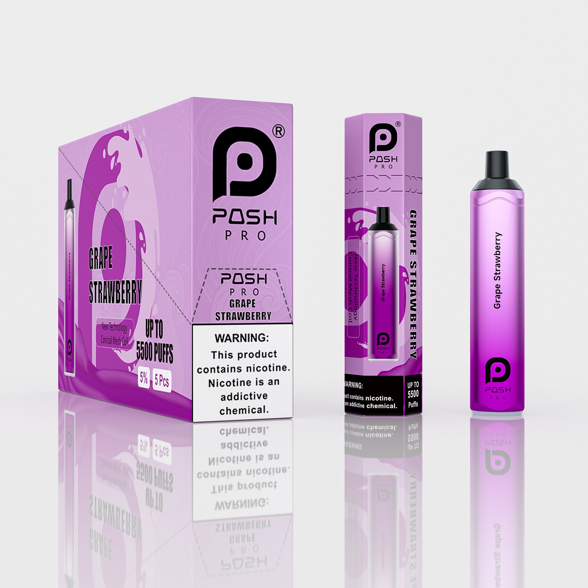 Posh Pro 5500 Grape Strawberry