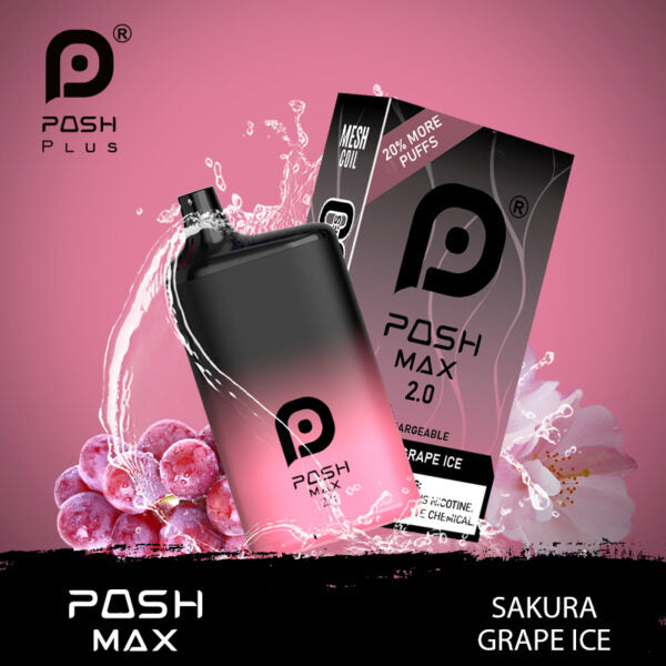 Posh Max 2.0 5200 puffs Sakura Grape