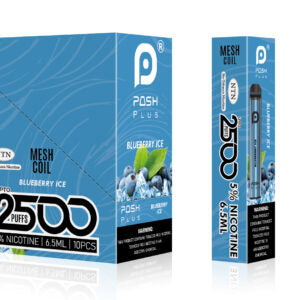 Posh Plus 5% Nic 2500 Puffs 6.5ml Blueberry Ice