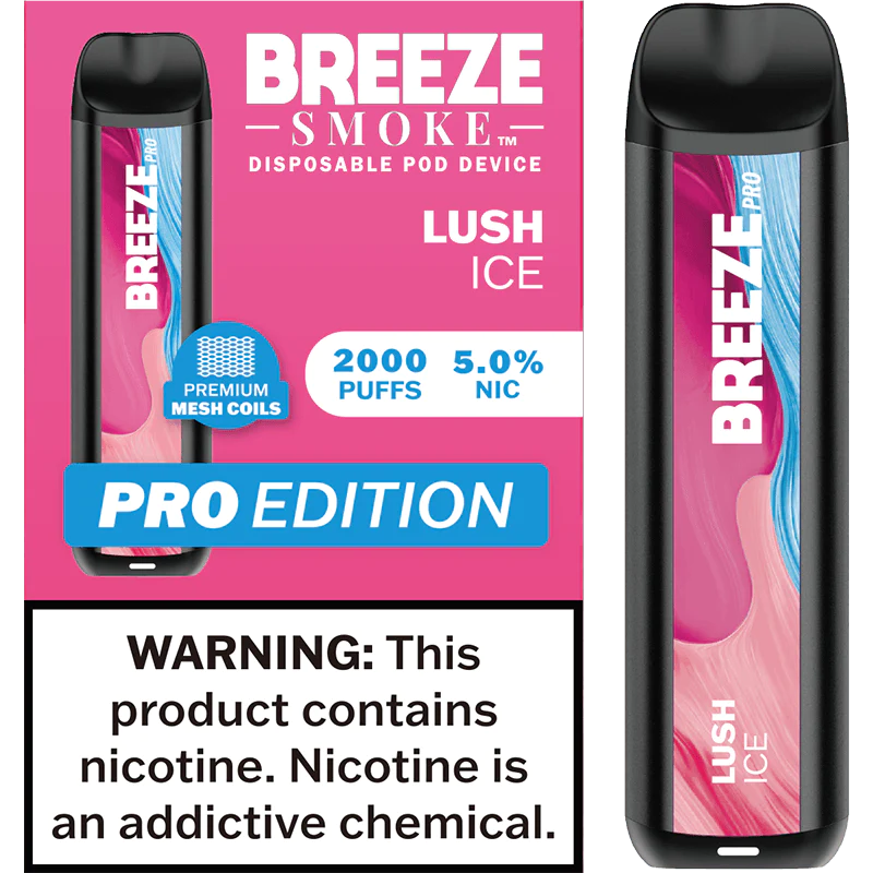 Breeze Smoke Pro 2,000 puffs 5% LUSH ICE