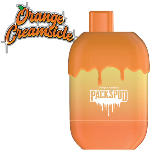 Packspod - Limited Edition 5% Nic 12ml 5000 Puffs Orange Creamsicle