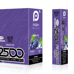 Posh Plus 5% Nic 2500 Puffs 6.5ml Grape Ice